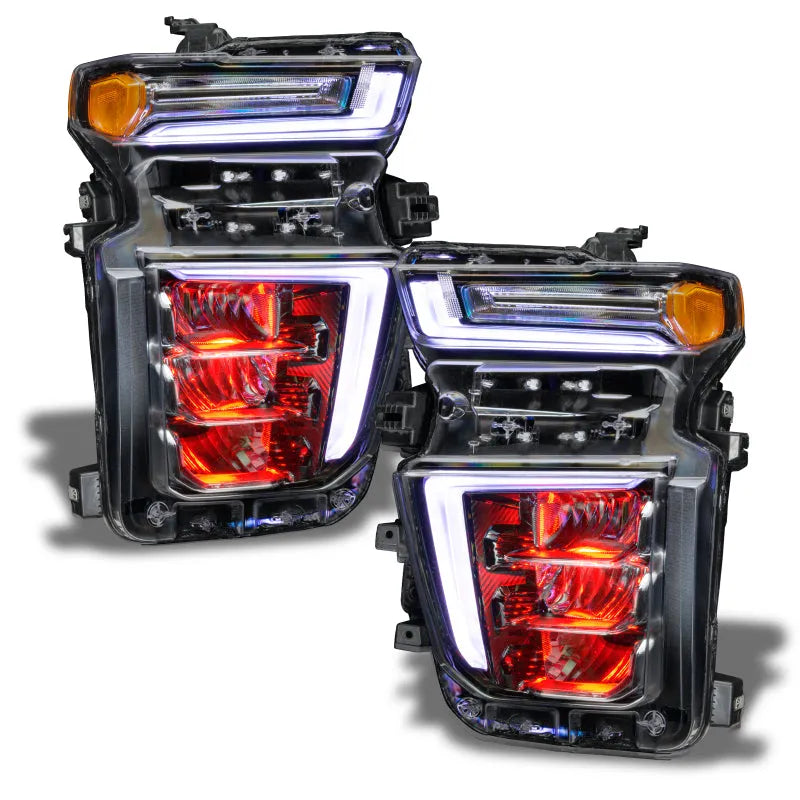 ORACLE 20-21 Chevy Silverado HD 2500/3500 RGB Demon Eye Headlight Kit (1453-334) | 2020-26