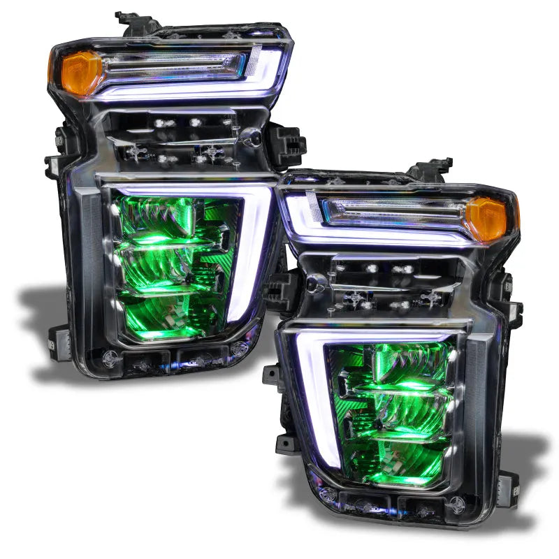 ORACLE 20-21 Chevy Silverado HD 2500/3500 RGB Demon Eye Headlight Kit (1453-334) | 2020-26