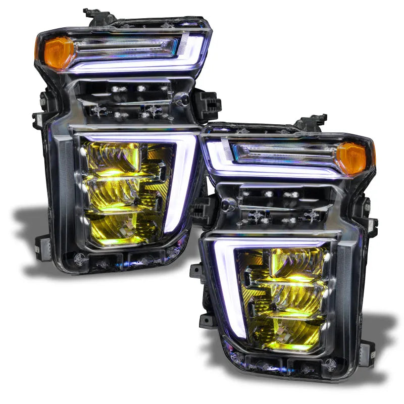 ORACLE 20-21 Chevy Silverado HD 2500/3500 RGB Demon Eye Headlight Kit (1453-334) | 2020-26