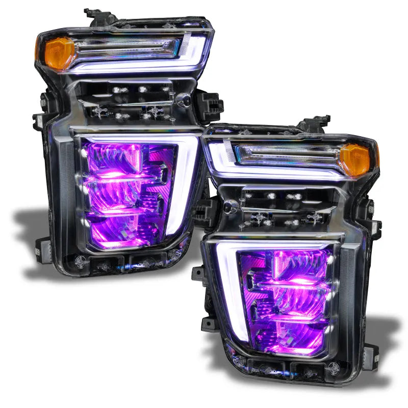 ORACLE 20-21 Chevy Silverado HD 2500/3500 RGB Demon Eye Headlight Kit (1453-334) | 2020-26