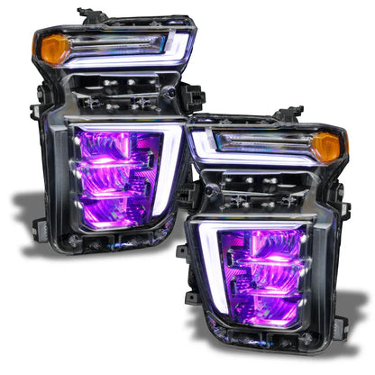 ORACLE 20-21 Chevy Silverado HD 2500/3500 RGB Demon Eye Headlight Kit (1453-334) | 2020-26