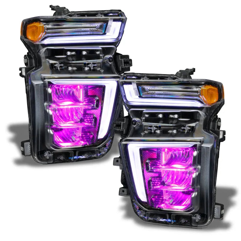 ORACLE 20-21 Chevy Silverado HD 2500/3500 RGB Demon Eye Headlight Kit (1453-334) | 2020-26