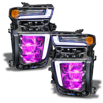ORACLE 20-21 Chevy Silverado HD 2500/3500 RGB Demon Eye Headlight Kit (1453-334) | 2020-26