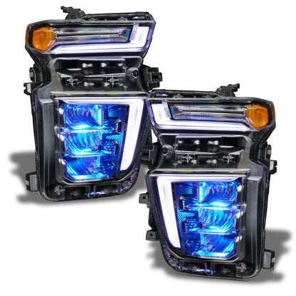 ORACLE 20-21 Chevy Silverado HD 2500/3500 RGB Demon Eye Headlight Kit (1453-334) | 2020-26