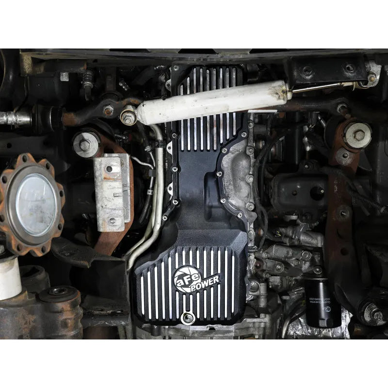 aFe GM Diesel 17-19 V8-6.6L L5P Oil Pan | Silverado 2500/3500 HD, Sierra 3500 HD (46-71360B)