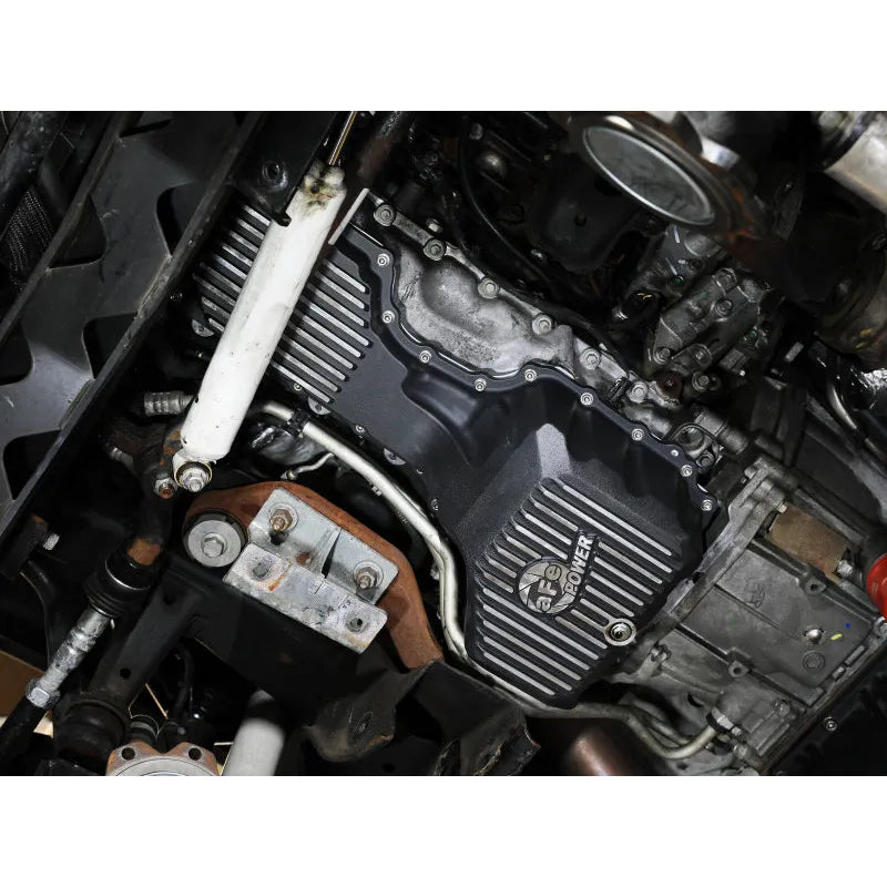 aFe GM Diesel 17-19 V8-6.6L L5P Oil Pan | Silverado 2500/3500 HD, Sierra 3500 HD (46-71360B)