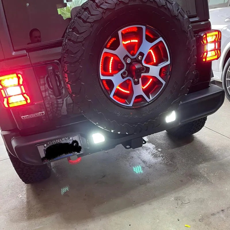 Oracle Jeep Wrangler JL Rear Bumper LED Reverse Lights 6000K | Jeep Wrangler JL (07-26) (5874-504)