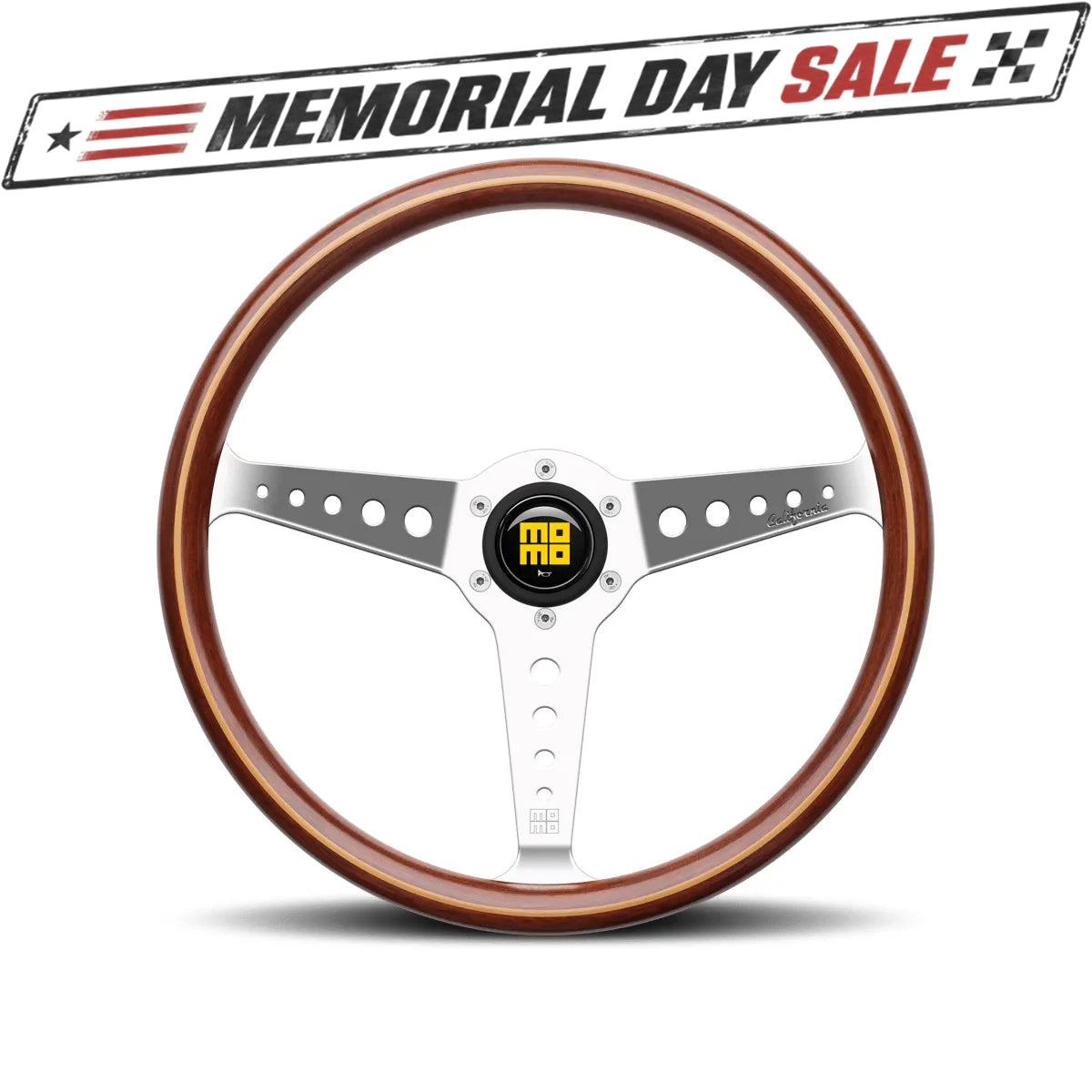 MOMO Heritage California Wood Steering Wheel
