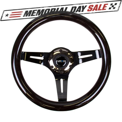 NRG 310MM WOOD GRAIN STEERING WHEEL
