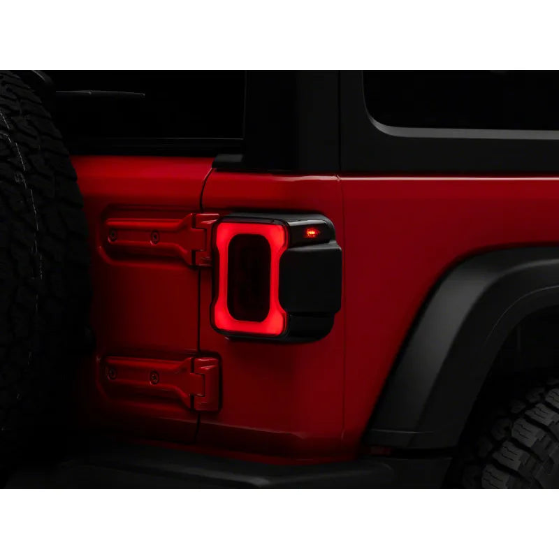 Raxiom 18-23 Jeep JL Axial Carver LED Tail Lights | Smoked Lens (J164243-JL)