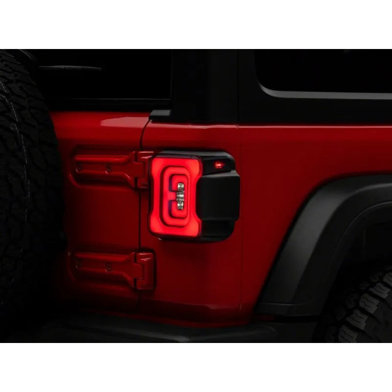 Raxiom 18-23 Jeep JL Axial Carver LED Tail Lights | Smoked Lens (J164243-JL)