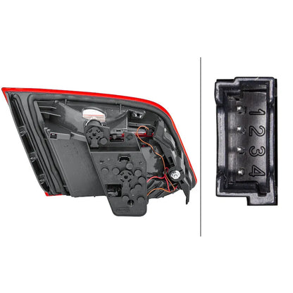 Hella 11-16 BMW 5 Series F10/F11 M5 R Tail Light | 09-17 5 Series (F10/F11) (011145521)