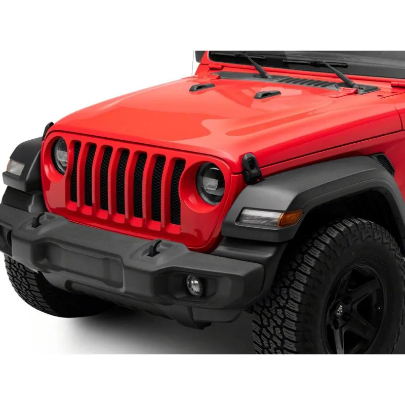 Raxiom 18-23 Jeep JL Axial 9-In LED Headlights Blk Housing | Gladiator/Wrangler (J164371)