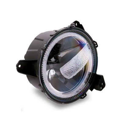Raxiom 18-23 Jeep JL Axial 9-In LED Headlights Blk Housing | Gladiator/Wrangler (J164371)