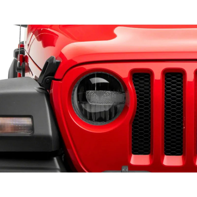 Raxiom 18-23 Jeep JL Axial 9-In LED Headlights Blk Housing | Gladiator/Wrangler (J164371)