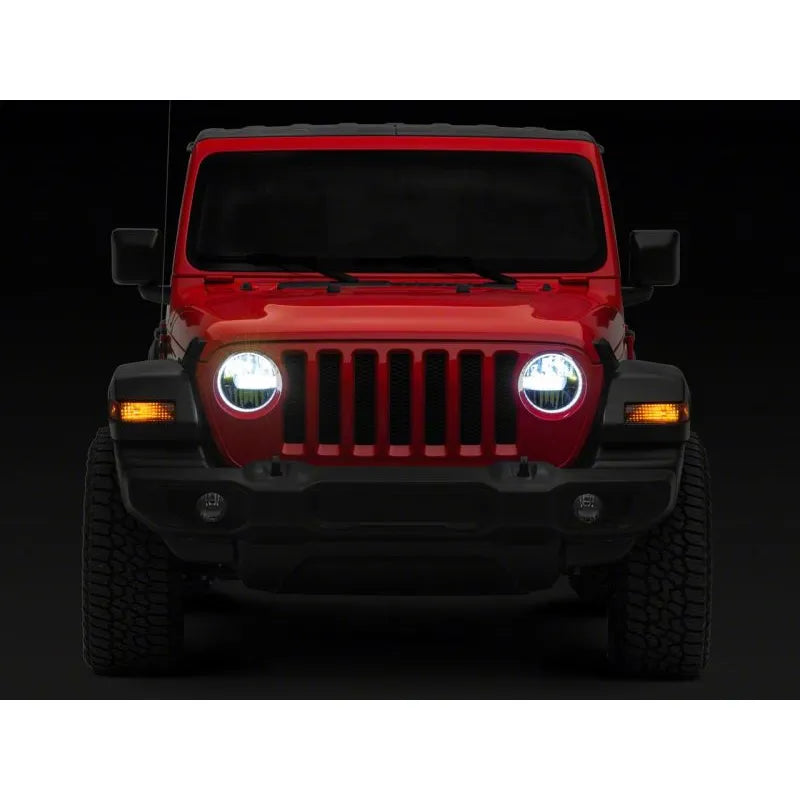 Raxiom 18-23 Jeep JL Axial 9-In LED Headlights Blk Housing | Gladiator/Wrangler (J164371)