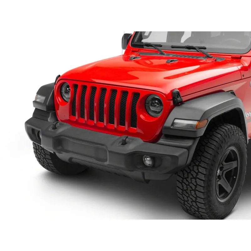 Raxiom 18-23 Jeep JL Axial 9-In LED Angel Eye Headlights Blk | Gladiator/Wrangler (J167045)