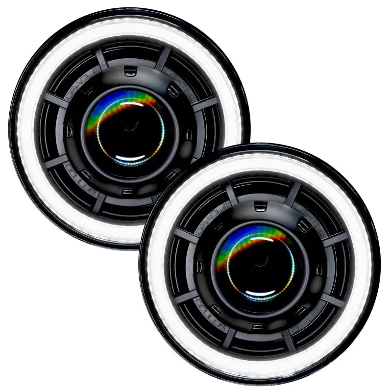 Oracle Oculus 7in Bi-LED Headlights | Jeep Wrangler JK (07-18) (5876-001)