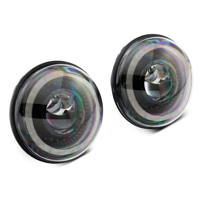 Raxiom 07-18 Jeep JK Axial 7-In Dragon Eye LED Headlights | Wrangler (J167194)