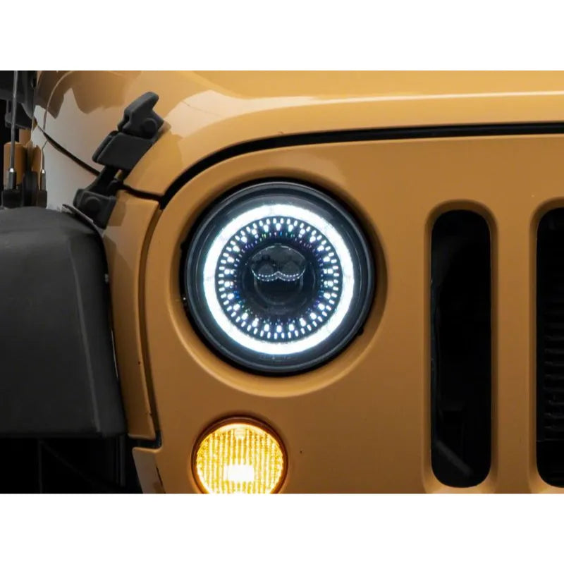 Raxiom 07-18 Jeep JK Axial 7-In Dragon Eye LED Headlights | Wrangler (J167194)