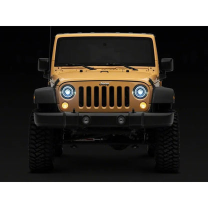 Raxiom 07-18 Jeep JK Axial 7-In Dragon Eye LED Headlights | Wrangler (J167194)