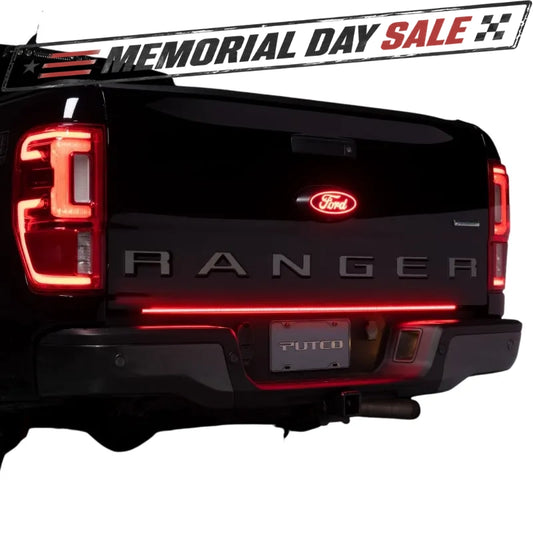 Putco 19-24 Ford Ranger 48In Direct Fit Blade Kit Tailgate Bars Equipped w Factory LED Taillamps