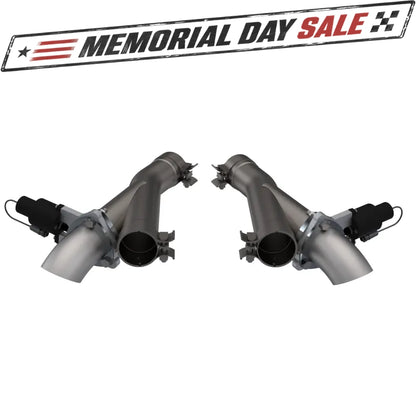 2012-2022 Jeep Grand Cherokee SRT Trackhawk Dodge Durango SRT QTP Aggressor Cutout Pipes