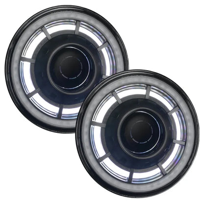 ORACLE Oculus 7in ColorSHIFT Bi-LED Headlights | Jeep Wrangler JK (5876-335)