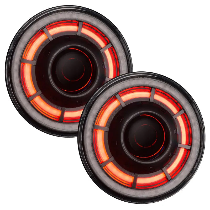ORACLE Oculus 7in ColorSHIFT Bi-LED Headlights | Jeep Wrangler JK (5876-335)