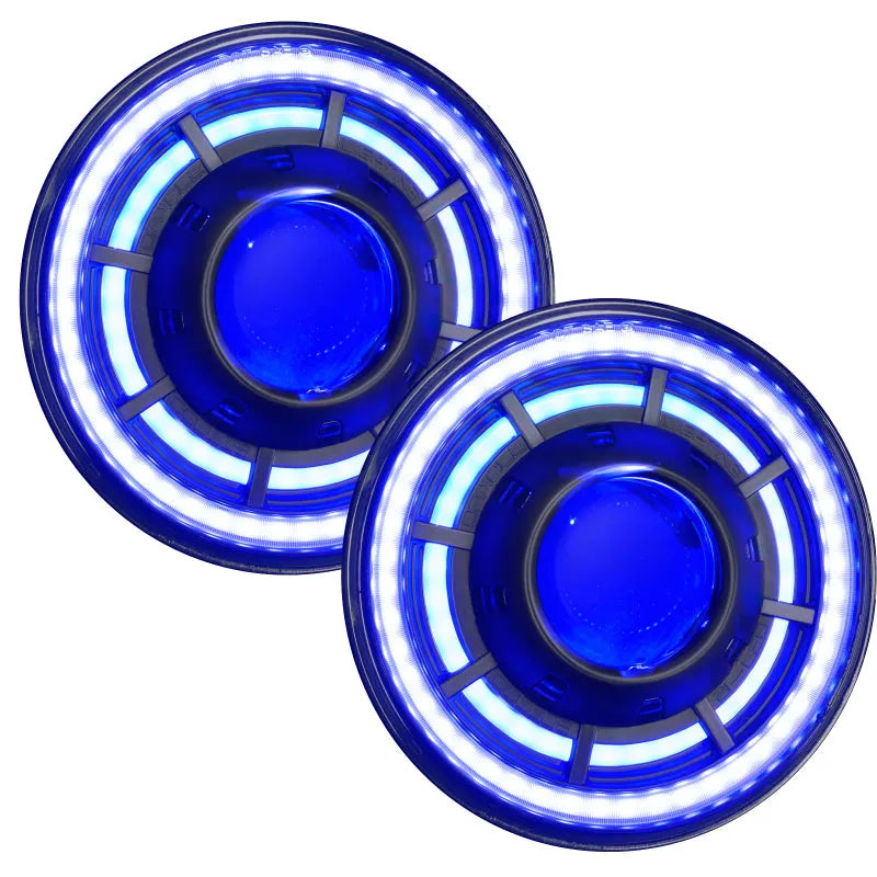 ORACLE Oculus 7in ColorSHIFT Bi-LED Headlights | Jeep Wrangler JK (5876-335)