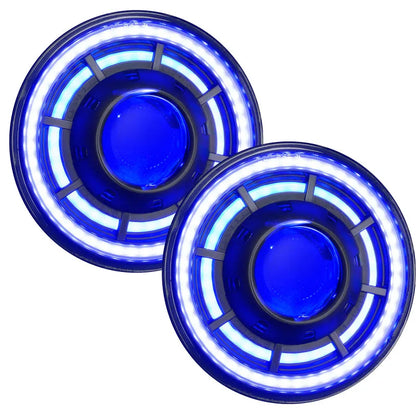ORACLE Oculus 7in ColorSHIFT Bi-LED Headlights | Jeep Wrangler JK (5876-335)