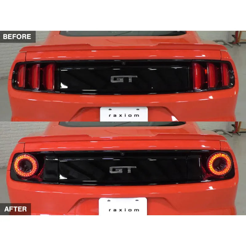 Raxiom Mustang Halo LED Tail Lights | Ford Mustang (15-23) (Smoked Lens) (393827)