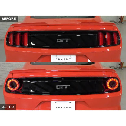 Raxiom Mustang Halo LED Tail Lights | Ford Mustang (15-23) (Smoked Lens) (393827)