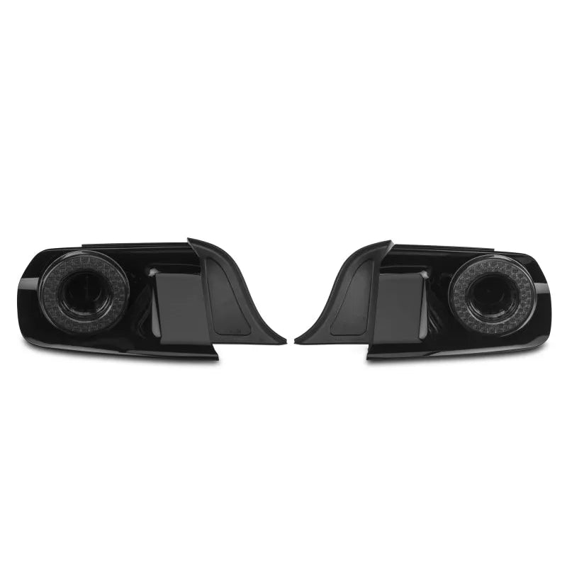 Raxiom Mustang Halo LED Tail Lights | Ford Mustang (15-23) (Smoked Lens) (393827)