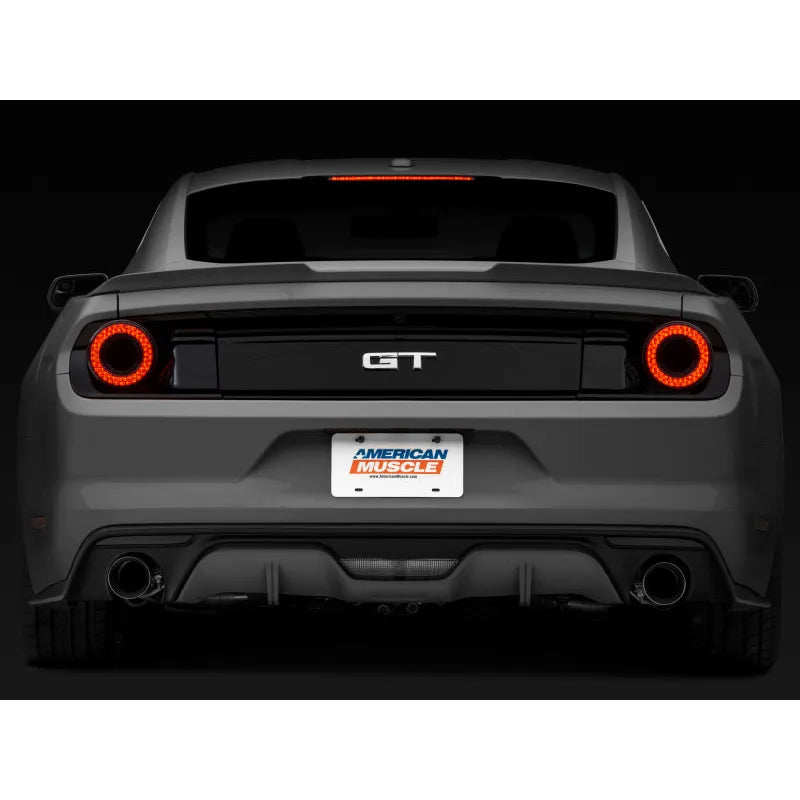 Raxiom Mustang Halo LED Tail Lights | Ford Mustang (15-23) (Smoked Lens) (393827)