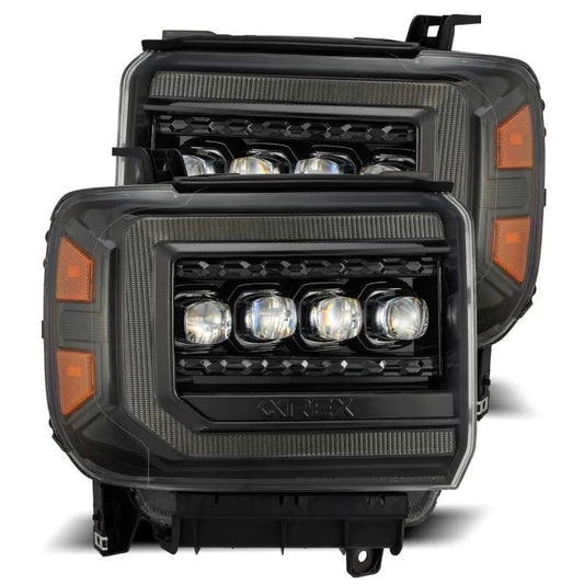 AlphaRex GMC Sierra NOVA LED Proj Headlights | GMC Sierra 3500 HD (14-19) (880616)