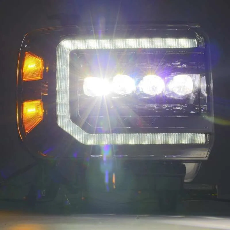 AlphaRex GMC Sierra NOVA LED Proj Headlights | GMC Sierra 3500 HD (14-19) (880616)