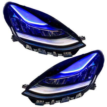 ORACLE Tesla Model 3 ColorSHIFT DRL Kit | Model 17-21 (1286-504)