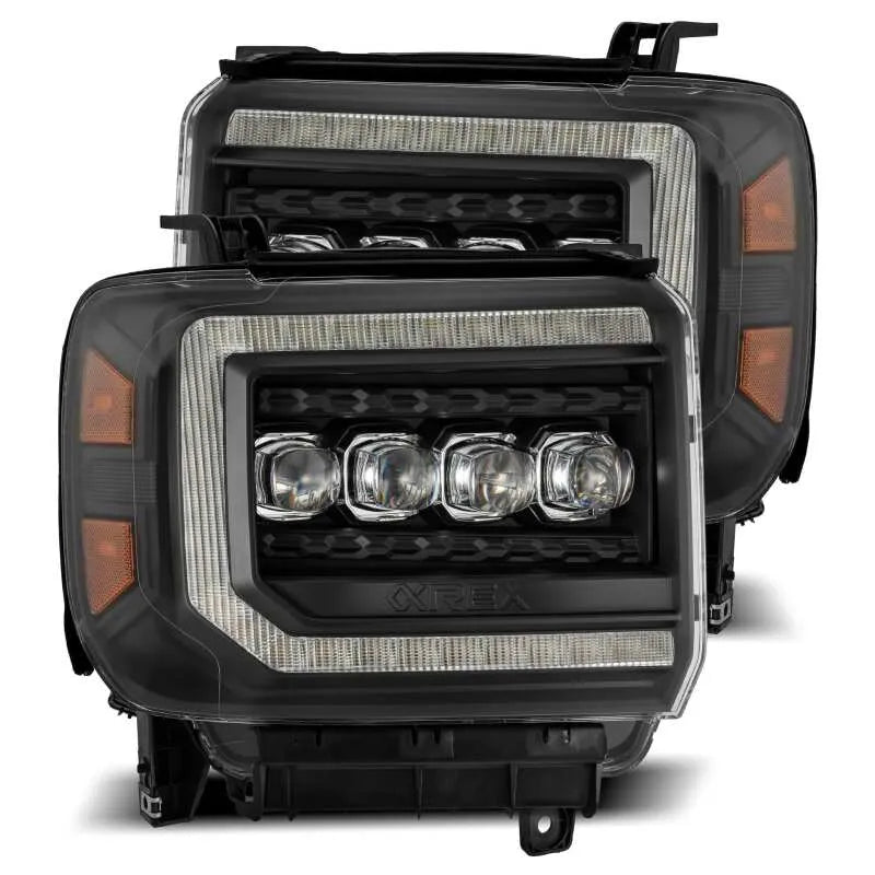 AlphaRex NOVA LED Headlights | GMC Sierra 14-19 3500 HD (880617)