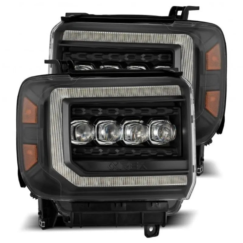 AlphaRex NOVA LED Headlights | GMC Sierra 14-19 3500 HD (880617)