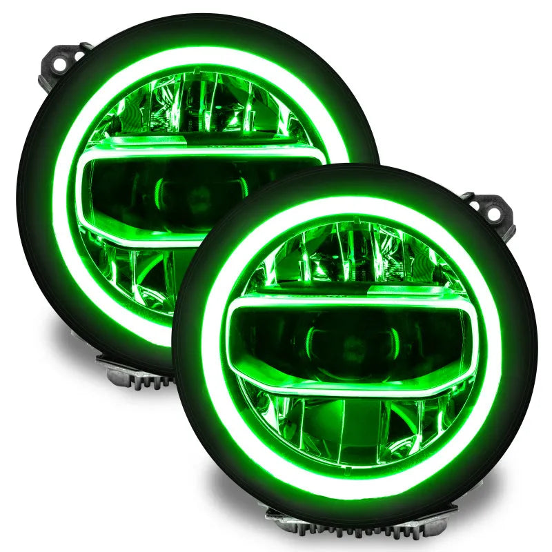 Oracle Jeep Wrangler JL/Gladiator JT RGB+W Headlight DRL Kit ColorSHIFT (1346-333)
