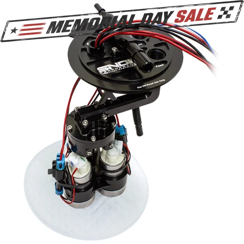 Snow 15-21 Ford F-150 Truck Fuel Hat - Dual Pump