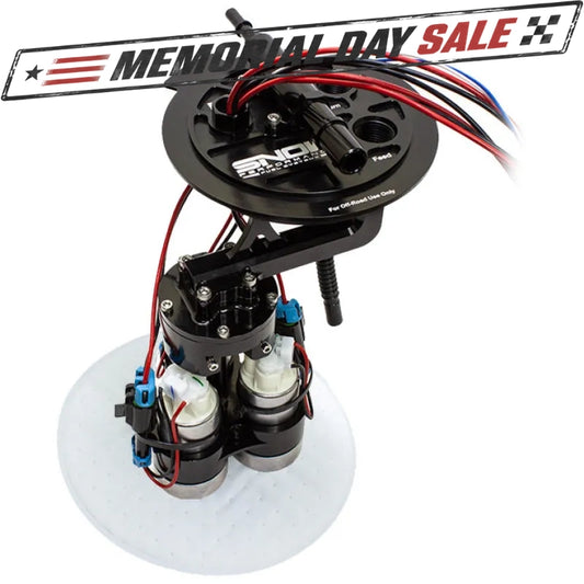 Snow 15-21 Ford F-150 Truck Fuel Hat - Dual Pump
