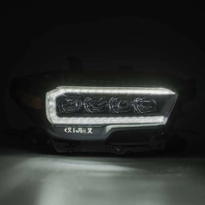 AlphaRex 16-20 Toyota Tacoma NOVA LED Projector Headlights | 2016-23 Tacoma (880706)