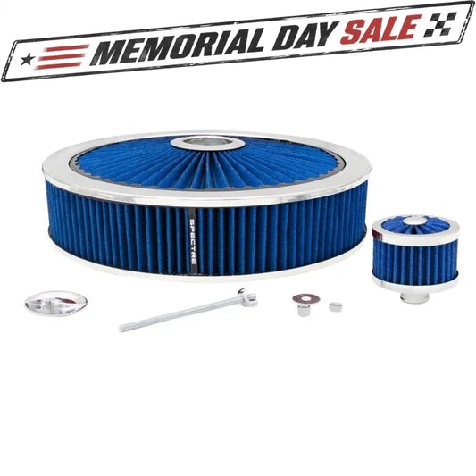 Spectre ExtraFlow Filter Custom Assembly Value Pack 14in. x 3in. - Blue