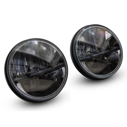 Raxiom Axial LED Headlights | Jeep Wrangler TJ/JK (97-18) (J108039)