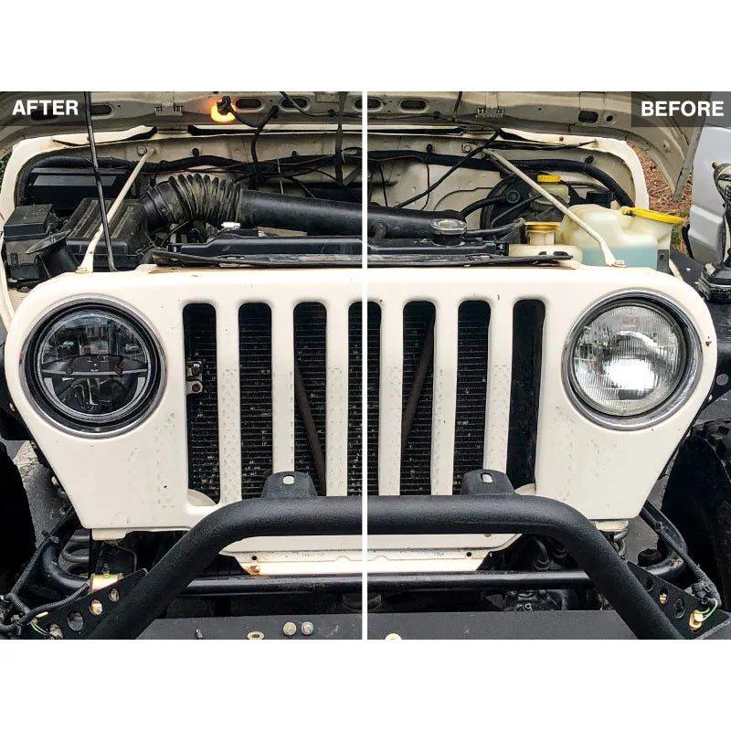 Raxiom Axial LED Headlights | Jeep Wrangler TJ/JK (97-18) (J108039)