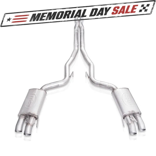 Stainless Works 2015+ Ford Shelby GT350 Redline Factory Connect X-Pipe Catback Exhaust w/Valves | Shelby GT350 (15+) (GT350CBXFCR)