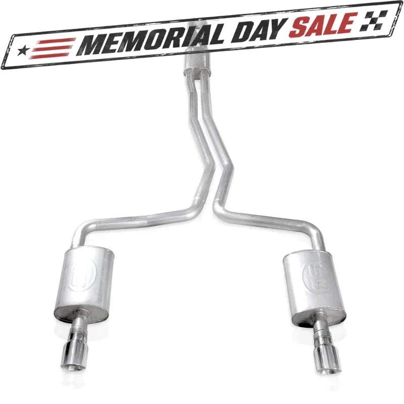 Stainless Works 2-1/2in Chambered X-Pipe Catback | Ford Taurus SHO (10-18) (TA10ECOCB)