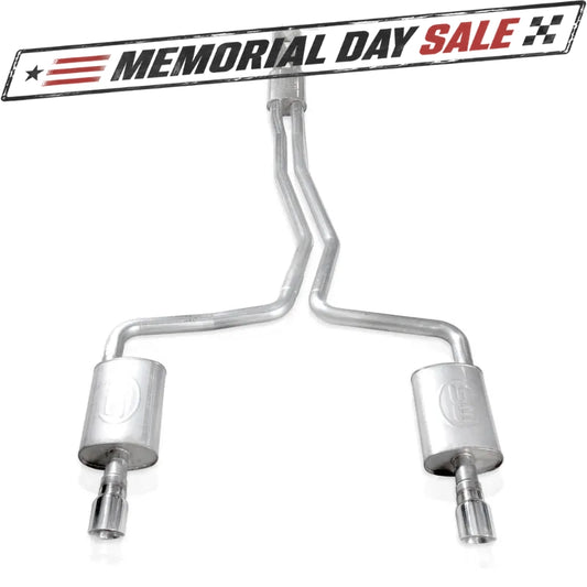 Stainless Works 2-1/2in Chambered X-Pipe Catback | Ford Taurus SHO (10-18) (TA10ECOCB)
